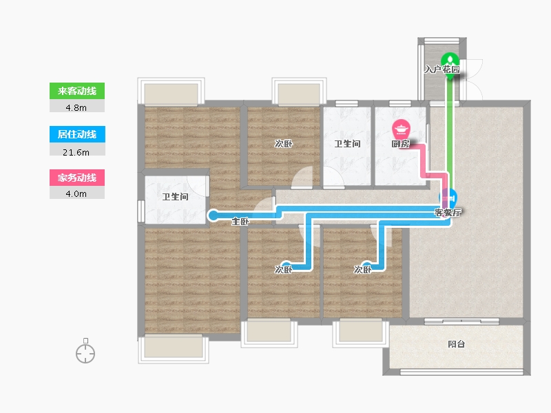 江西省-吉安市-滨江翡翠学府-115.16-户型库-动静线