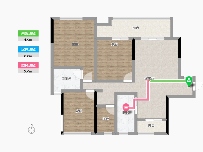 四川省-遂宁市-龙腾帝景-97.32-户型库-动静线