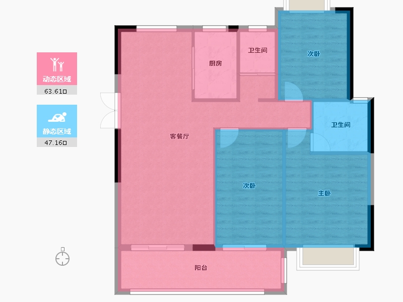 广西壮族自治区-桂林市-文源学府-142.00-户型库-动静分区