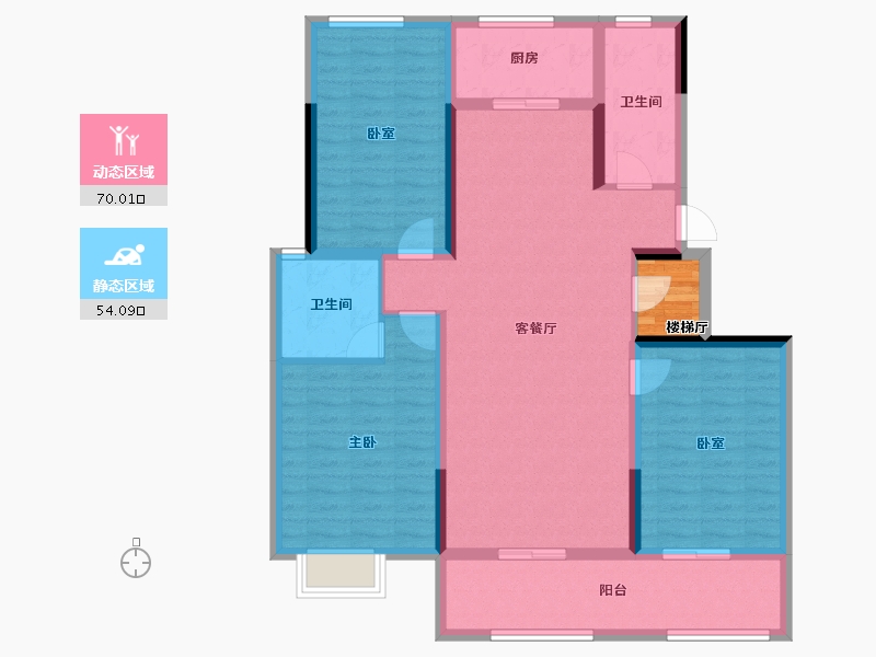 河南省-三门峡市-瑞德学府壹號-114.04-户型库-动静分区