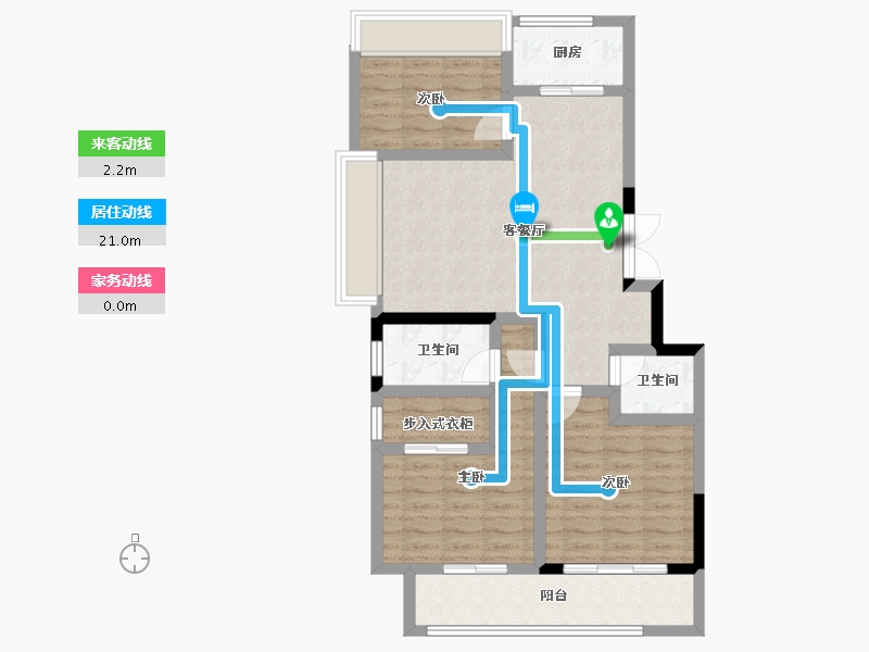 浙江省-衢州市-礼贤清华园-84.31-户型库-动静线