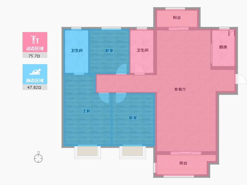 河南省-三门峡市-中航仙本那-112.00-户型库-动静分区