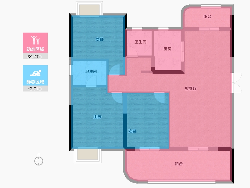 湖北省-宜昌市-高投五龙源著-101.22-户型库-动静分区