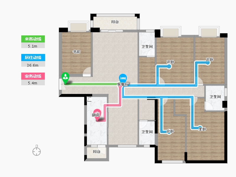 广东省-汕尾市-岁宝华府-159.62-户型库-动静线