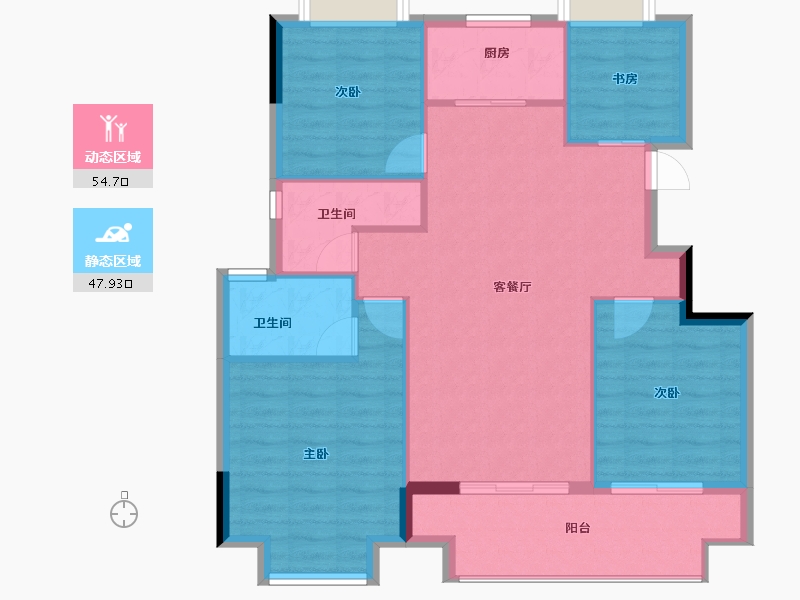 福建省-南平市-三迪溪山九境-93.78-户型库-动静分区