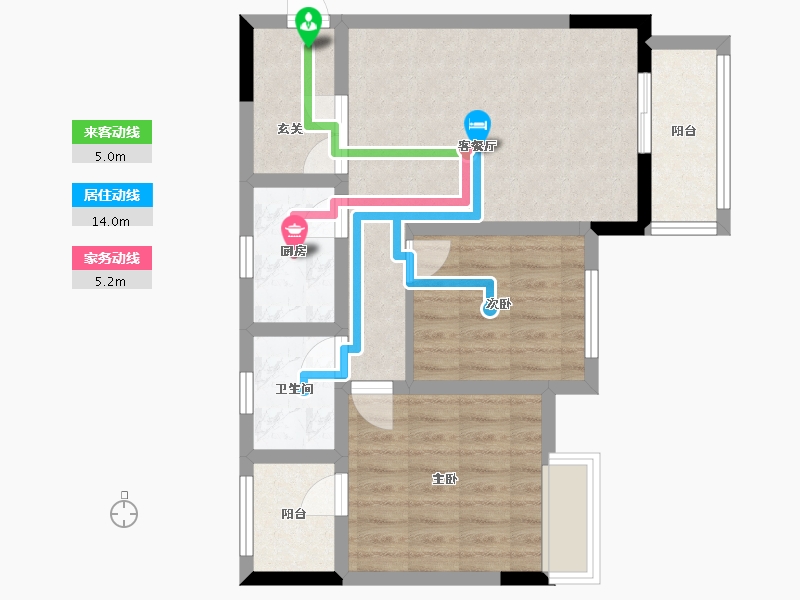 四川省-绵阳市-瑞地滨江-110.00-户型库-动静线