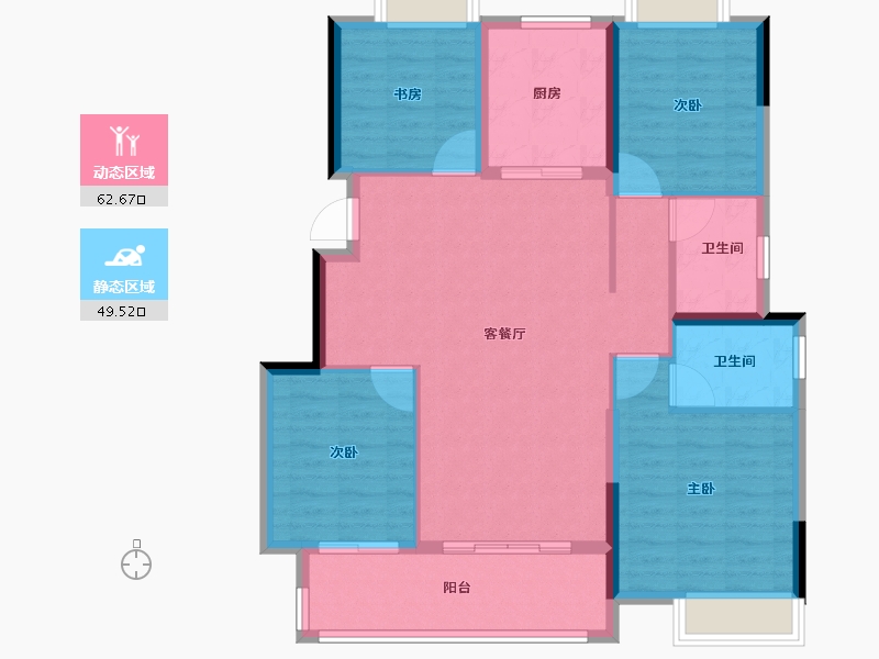 江西省-赣州市-中海·城南壹号-101.60-户型库-动静分区