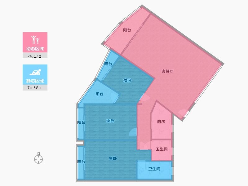 广东省-广州市-锦城花园-180.00-户型库-动静分区