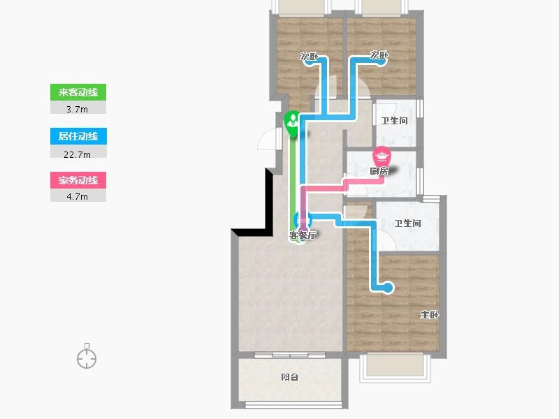 福建省-南平市-三迪溪山九境-70.76-户型库-动静线