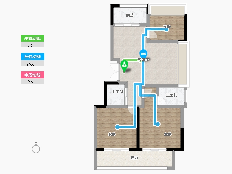 浙江省-衢州市-礼贤清华园-80.41-户型库-动静线