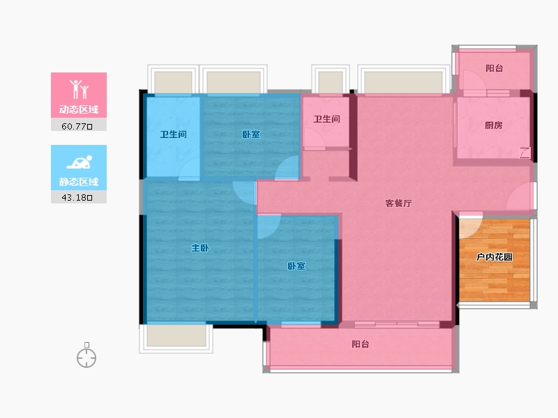 广东省-韶关市-保利大都会-99.79-户型库-动静分区