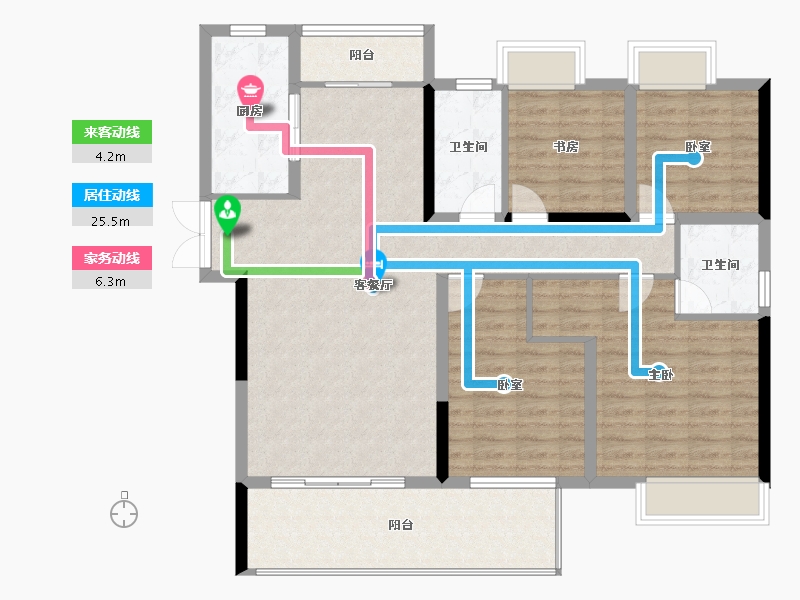 江西省-赣州市-章江回弯-115.16-户型库-动静线