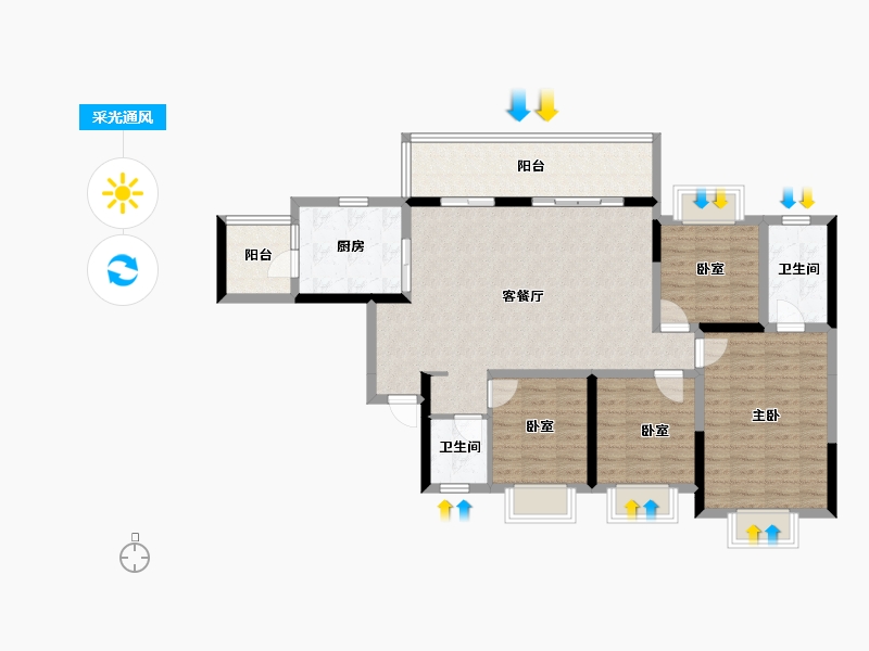 贵州省-铜仁市-​桐达山居-108.93-户型库-采光通风