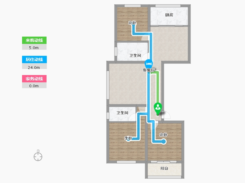 河北省-承德市-玖礼台南区-98.06-户型库-动静线