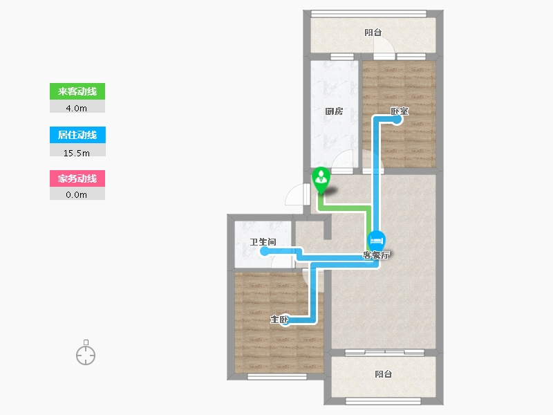 河北省-承德市-玖礼台南区-72.96-户型库-动静线