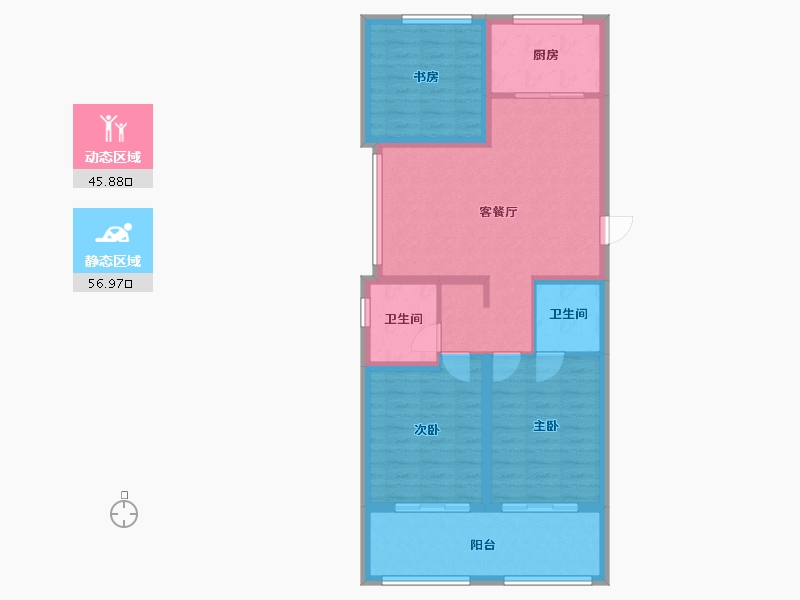 江苏省-扬州市-玖龙湖医养健康城-92.17-户型库-动静分区