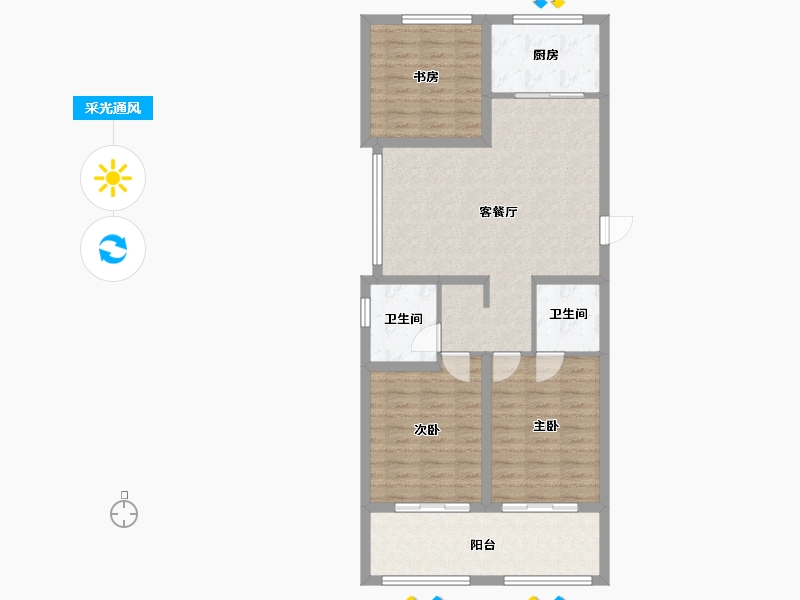 江苏省-扬州市-玖龙湖医养健康城-92.17-户型库-采光通风