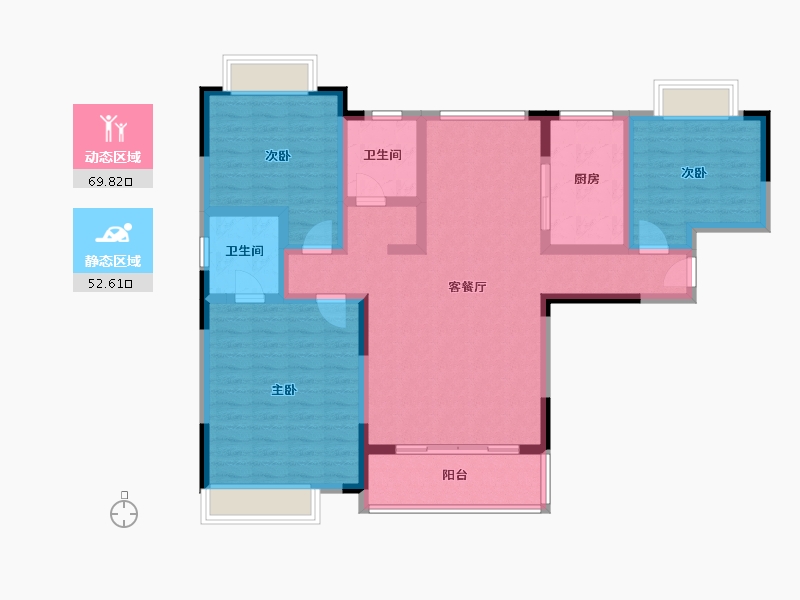 江西省-吉安市-吉新佳苑-109.00-户型库-动静分区