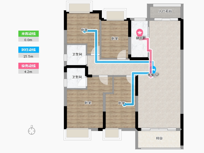 江西省-吉安市-中海川凤凰时代-101.57-户型库-动静线