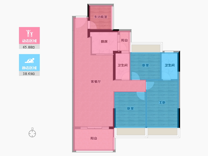 广东省-湛江市-致尚学府世家-94.11-户型库-动静分区