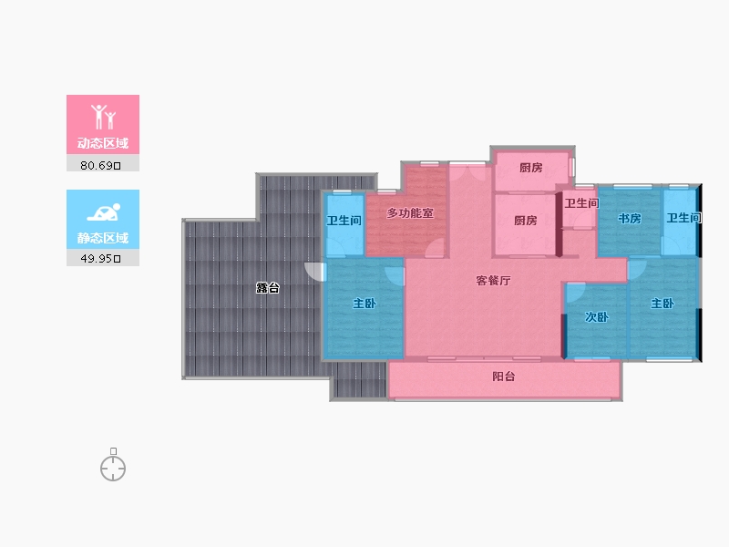 江西省-赣州市-嘉福·万达广场-164.00-户型库-动静分区