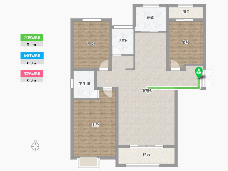 河南省-三门峡市-城明佳苑-116.80-户型库-动静线