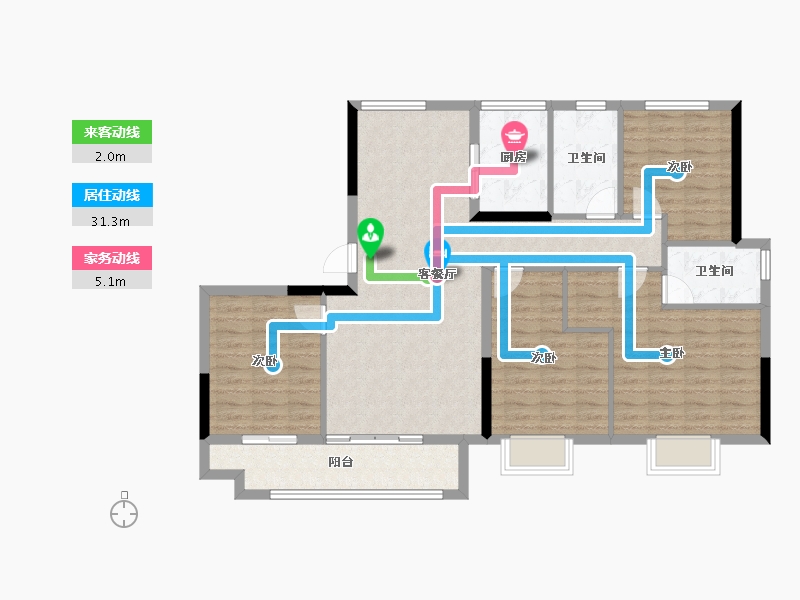 江西省-吉安市-永康未来城-112.12-户型库-动静线