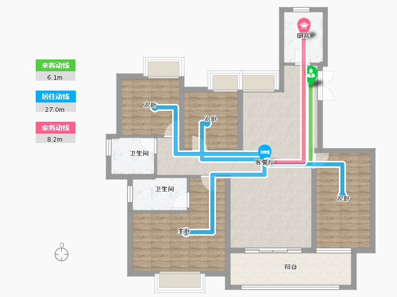 江西省-吉安市-滨江翡翠学府-113.13-户型库-动静线