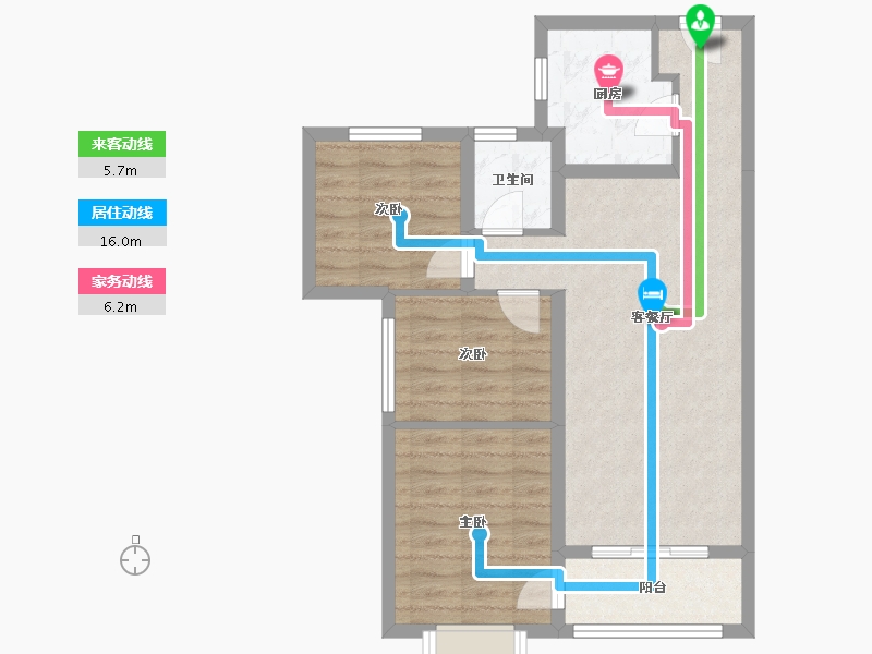 陕西省-榆林市-万居红山印-68.06-户型库-动静线