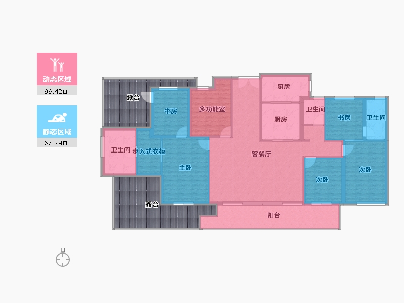 江西省-赣州市-嘉福·万达广场-184.00-户型库-动静分区