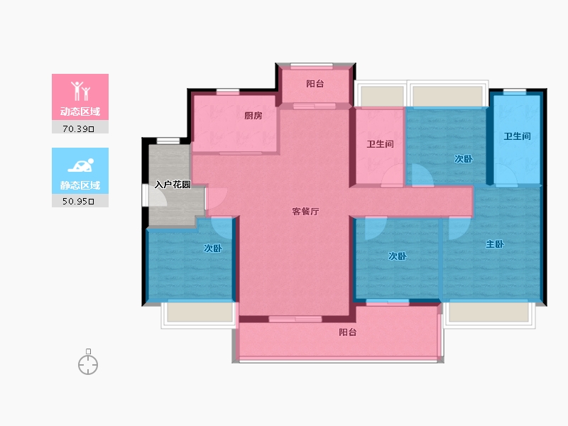 广东省-广州市-广州融创文旅城-114.50-户型库-动静分区