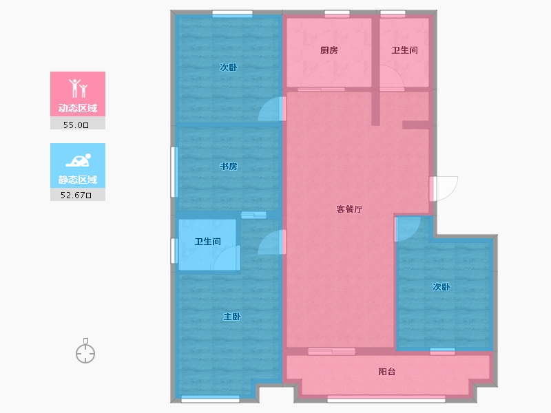 山东省-聊城市-安居龙泉府-110.00-户型库-动静分区