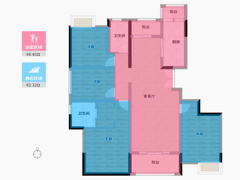 广东省-广州市-广州融创文旅城-114.40-户型库-动静分区