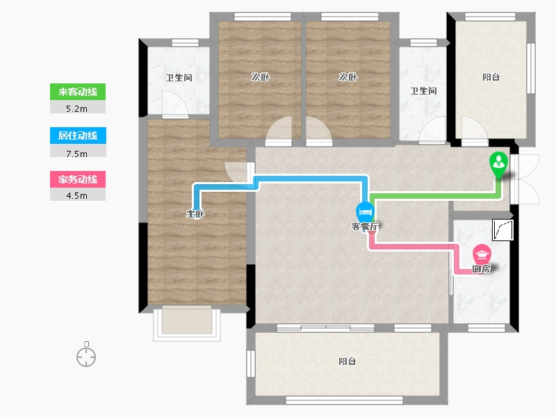 贵州省-贵阳市-宝能国际会展城-99.20-户型库-动静线