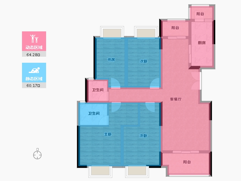 广东省-广州市-广州融创文旅城-110.40-户型库-动静分区