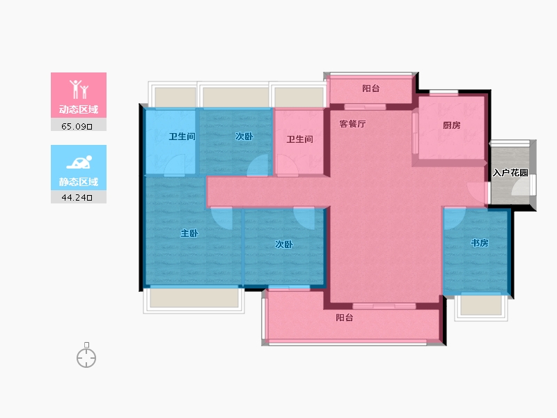 广东省-广州市-广州融创文旅城-101.60-户型库-动静分区