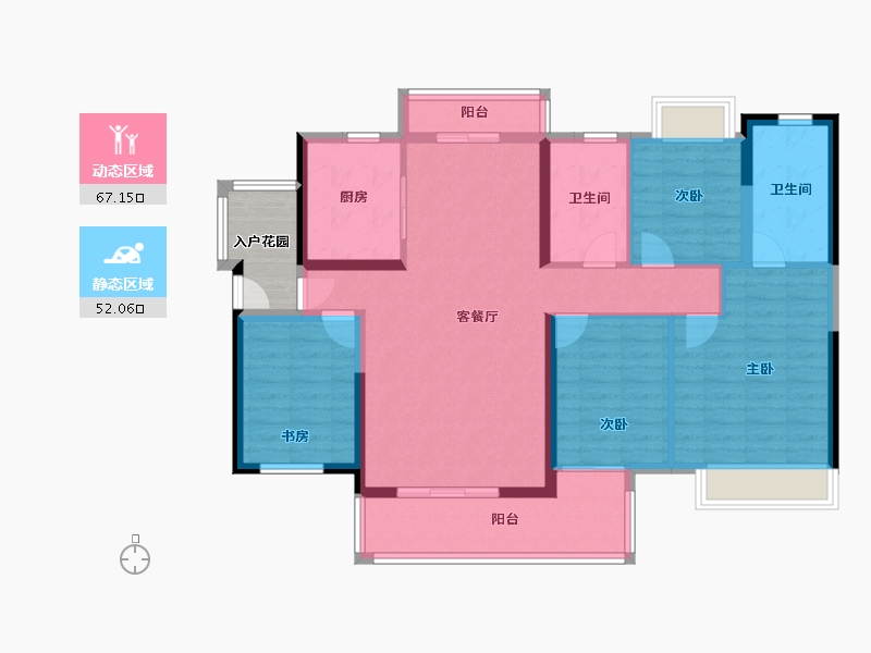 广东省-广州市-广州融创文旅城-111.20-户型库-动静分区