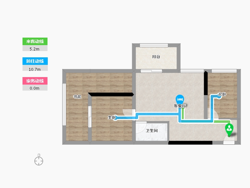 贵州省-贵阳市-宝能国际会展城-58.64-户型库-动静线