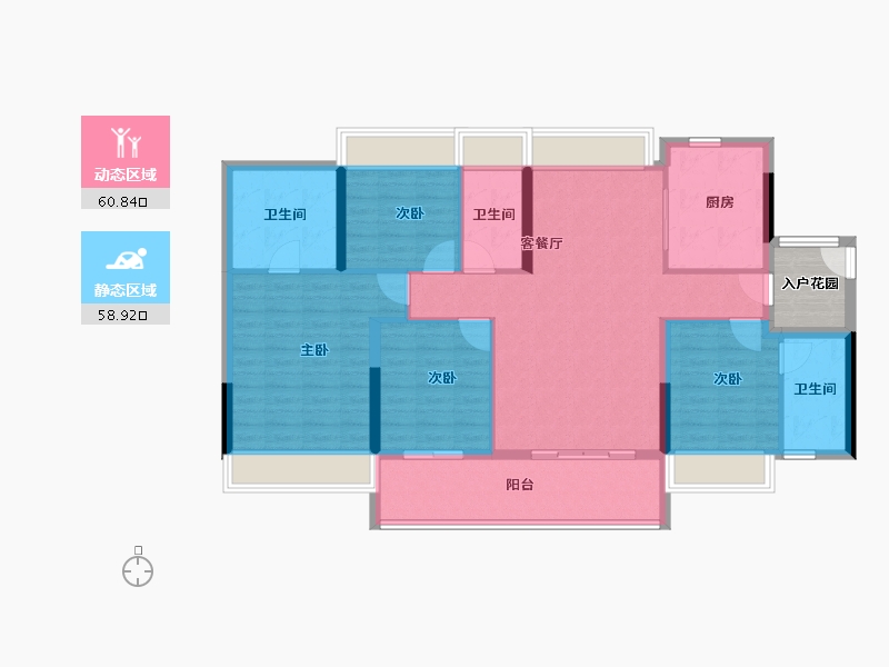 广东省-广州市-五矿招商江天际-111.99-户型库-动静分区