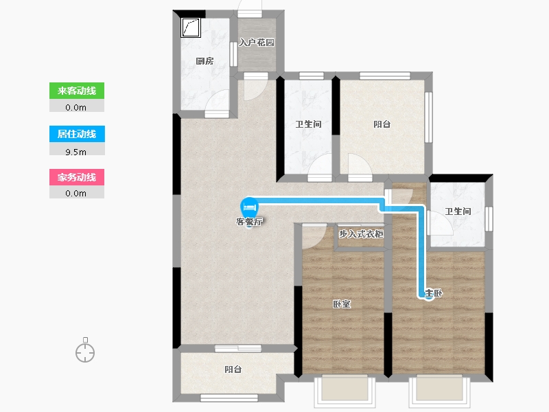 贵州省-贵阳市-宝能国际会展城-86.46-户型库-动静线