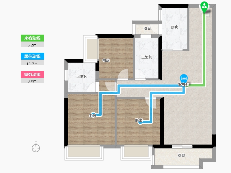 广东省-广州市-广州融创文旅城-79.20-户型库-动静线