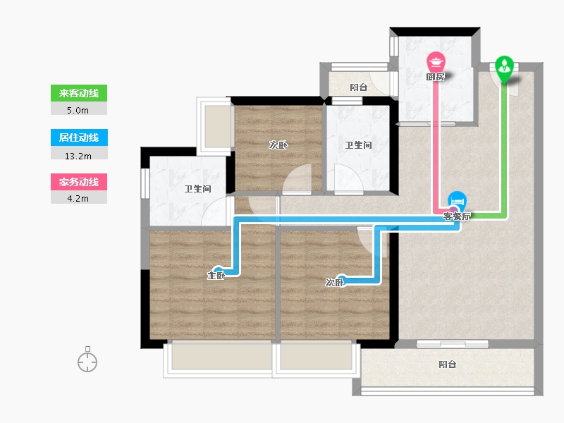 广东省-广州市-广州融创文旅城-79.20-户型库-动静线