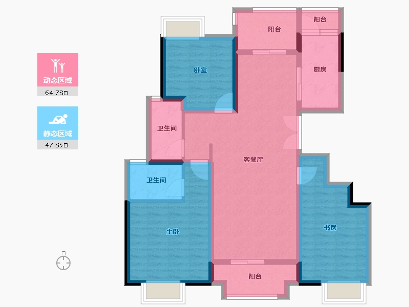 广东省-广州市-广州融创文旅城-100.00-户型库-动静分区