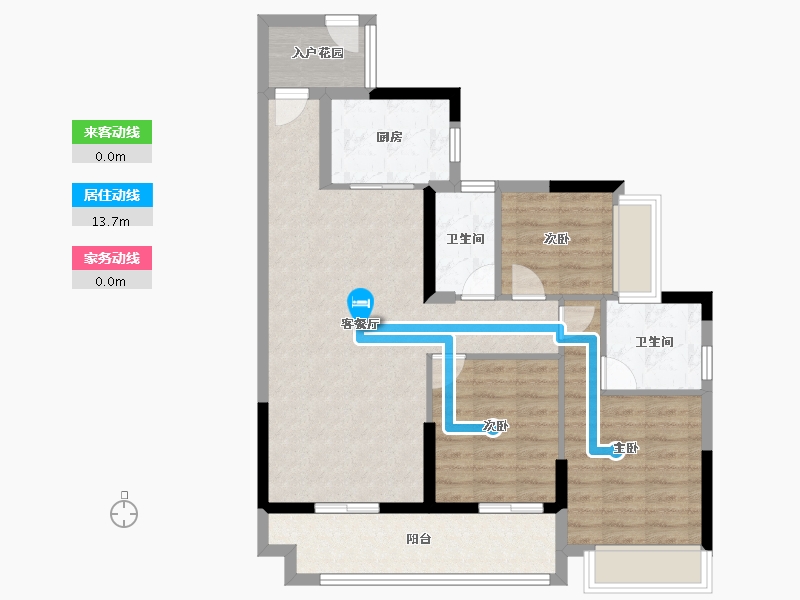 广东省-广州市-俊怡悦景台-83.20-户型库-动静线