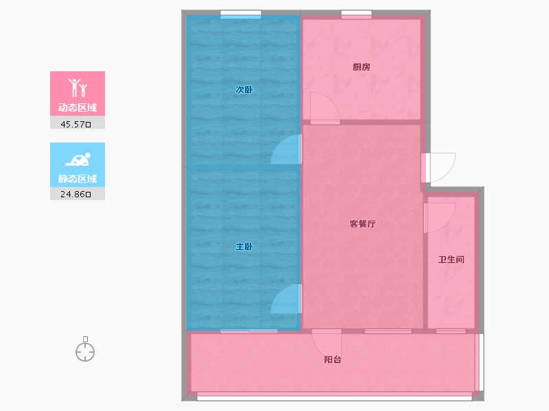 广东省-广州市-南浦长大公司小区-63.10-户型库-动静分区