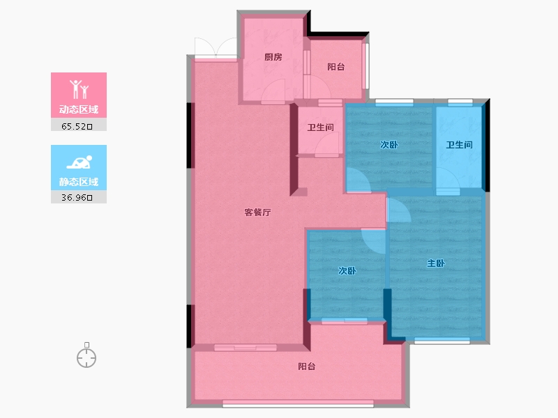 贵州省-贵阳市-广大城-92.00-户型库-动静分区