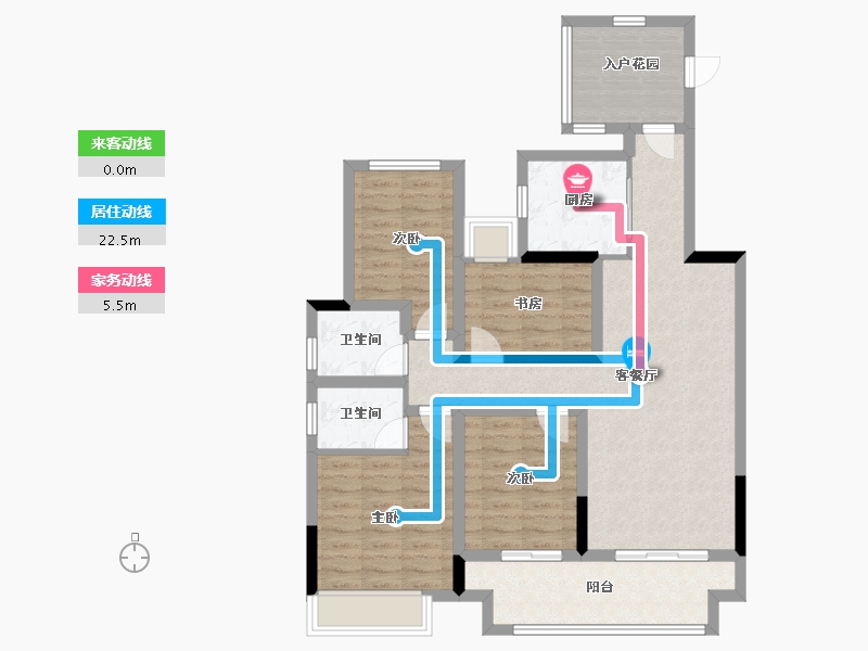 江苏省-镇江市-路劲·港欣城-96.80-户型库-动静线