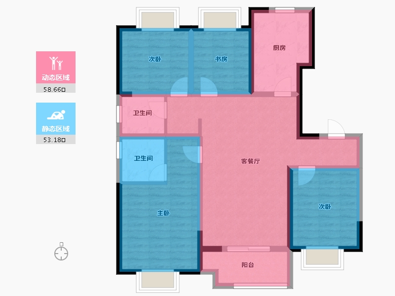 上海-上海市-铂翠廷-99.01-户型库-动静分区