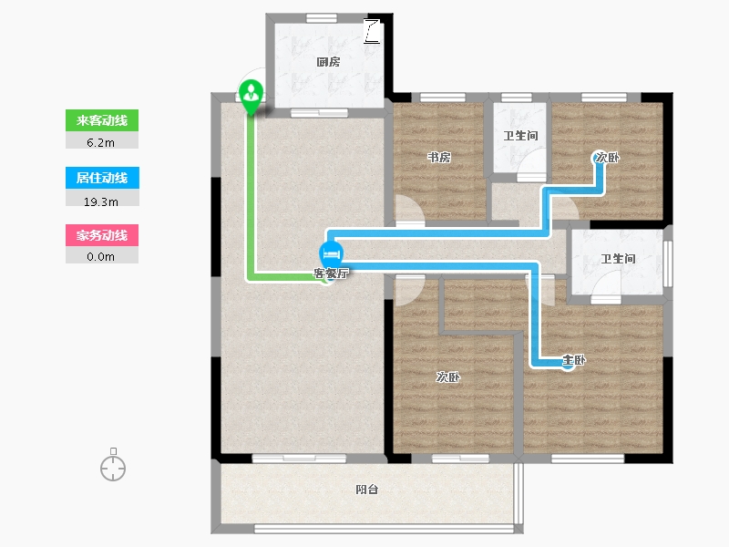 江苏省-常州市-随园金麟府-122.39-户型库-动静线