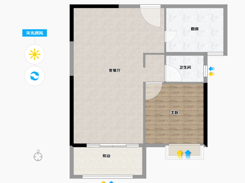 福建省-泉州市-永隆国际城-96.03-户型库-采光通风